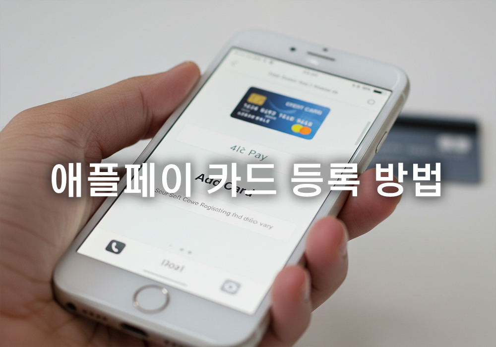 아이폰 애플페이 카드 등록, 이렇게 쉽다고? 아이폰 애플페이 카드 등록, 이렇게 쉽다고?