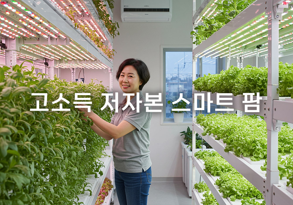 초보를 위한 고소득 저자본 스마트 팜 초보를 위한 고소득 저자본 스마트 팜