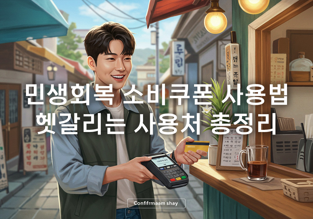 민생회복 소비쿠폰 사용법, 헷갈리는 사용처 총정리 민생회복 소비쿠폰 사용법, 헷갈리는 사용처 총정리
