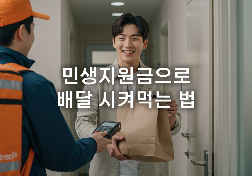 민생지원금으로 배달 시켜먹는 법, 한눈에 정리하기