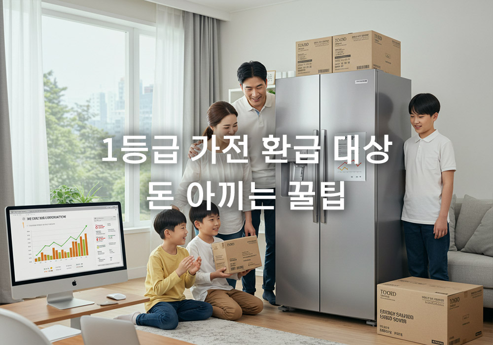1등급 가전 환급 대상: 우리 집도 가능할까? 조건 총정리 1등급 가전 환급 대상: 우리 집도 가능할까? 조건 총정리