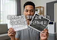 공기청정기 필터 교체 시기, 이 4가지로 판단하세요 공기청정기 필터 교체 시기, 이 4가지로 판단하세요