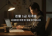 컴퓨터 활용능력 1급 자격증: 필기·실기 합격 전략 컴퓨터 활용능력 1급 자격증: 필기·실기 합격 전략