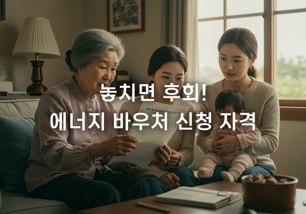 에너지 바우처 신청 자격, 우리 가족도 받을 수 있을까? 에너지 바우처 신청 자격, 우리 가족도 받을 수 있을까?