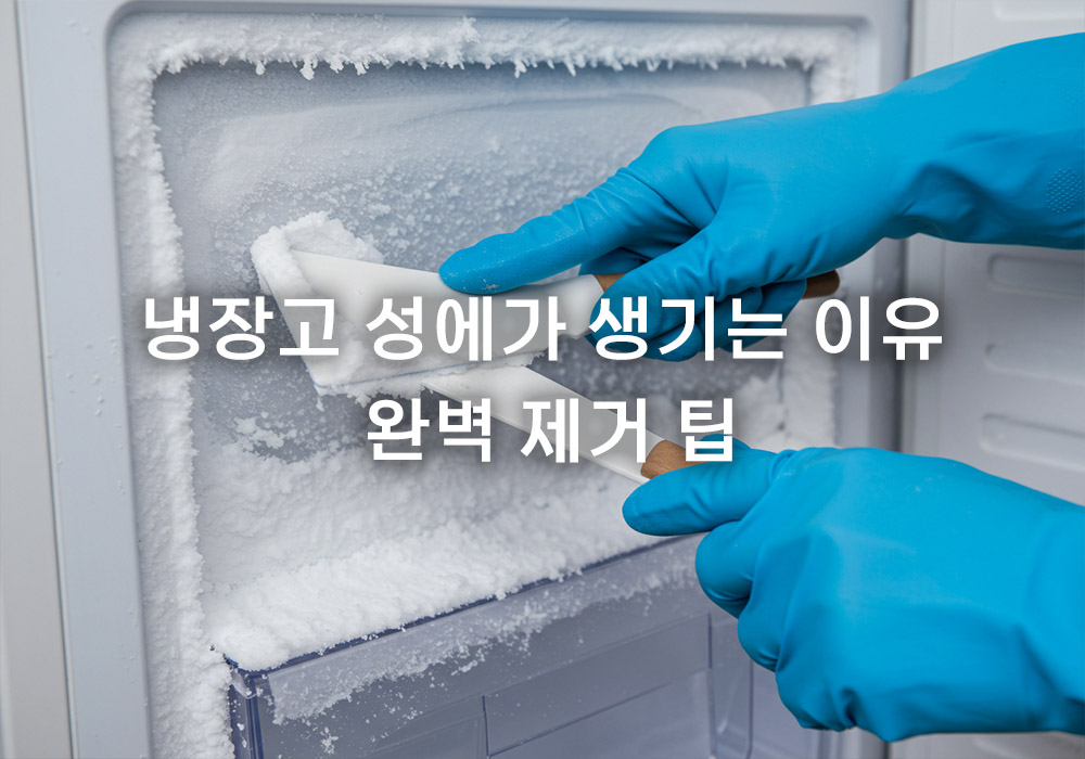 냉장고 성에가 생기는 이유와 완벽 제거 팁 냉장고 성에가 생기는 이유와 완벽 제거 팁