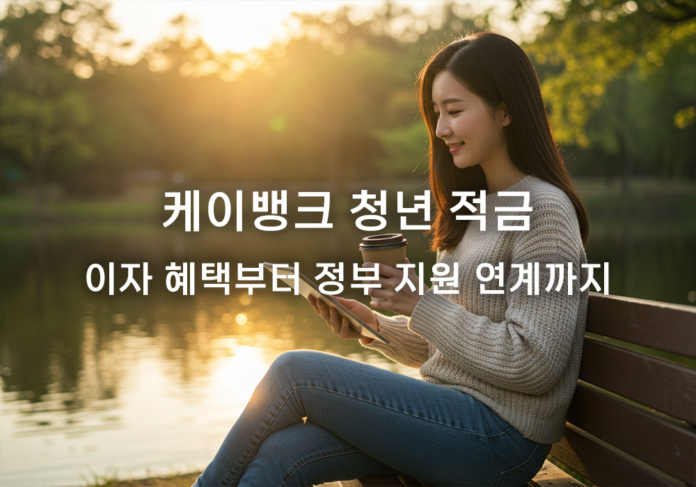 케이뱅크 청년 적금 혜택 총정리: 이자 혜택부터 정부 지원까지