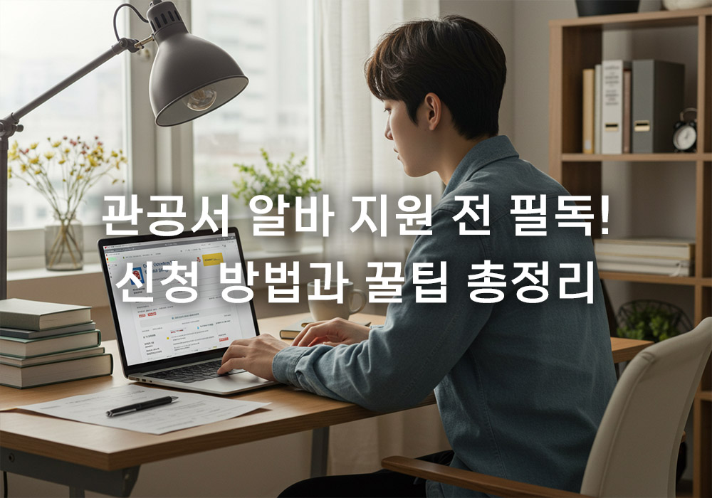 공공기관 알바 신청 방법, 놓치지 않아야 할 3가지