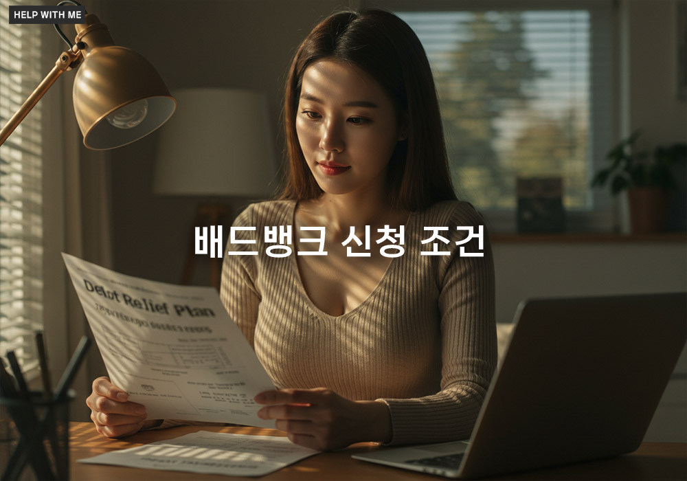 빚 탕감의 기회, 배드뱅크 신청 조건 5가지 빚 탕감의 기회, 배드뱅크 신청 조건 5가지