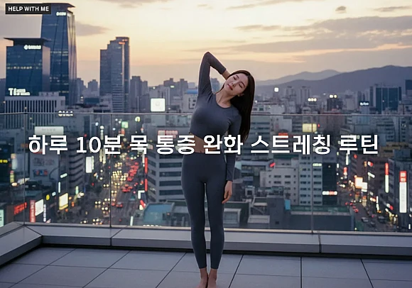 하루 10분 목 통증 완화 스트레칭 루틴: 사무직 필수 5가지 동작 하루 10분 목 통증 완화 스트레칭 루틴: 사무직 필수 5가지 동작