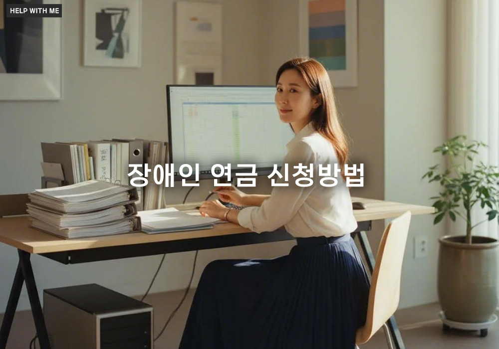 장애인 연금 신청방법, 복잡한 절차와 구비 서류 총정리 (온라인/방문)