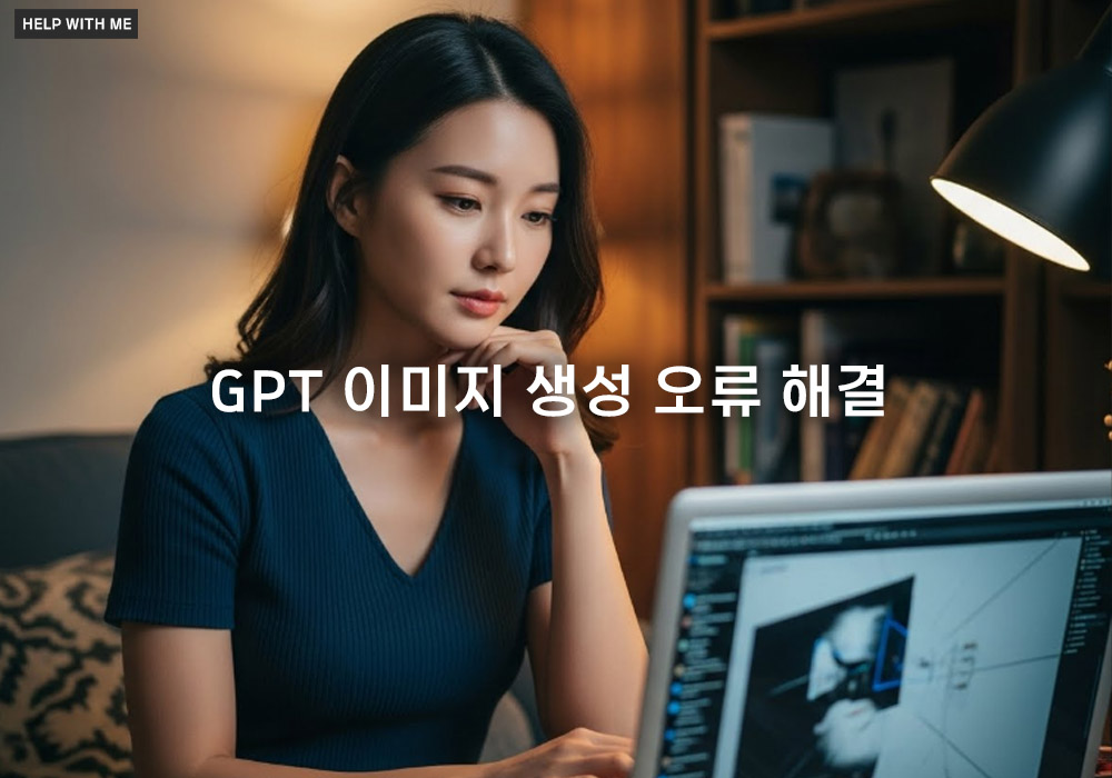 GPT 이미지 생성 오류 해결: 이미지 생성 실패 원인 및 프롬프트 설정 5단계 가이드