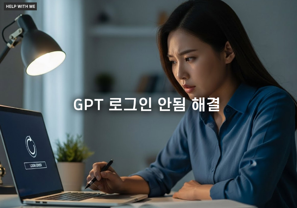 GPT 로그인 안됨 해결: 계정 인증 오류 및 서버 문제, 5단계 확실한 복구 방법