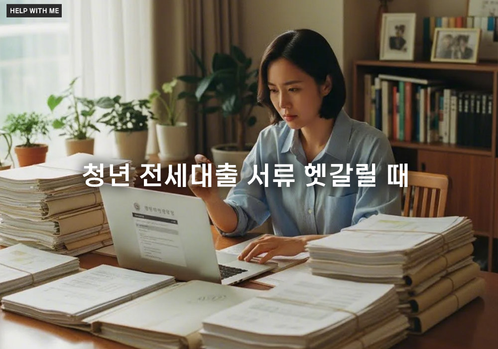 청년 전세대출 서류 헷갈릴 때, 필수 준비 서류와 소득 확인 팁