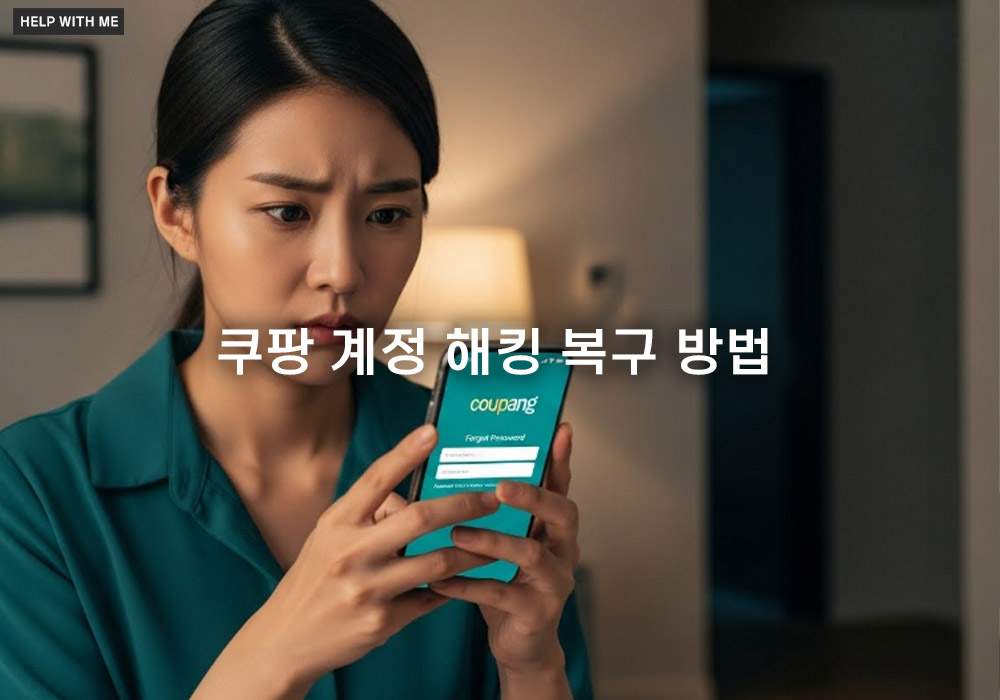 쿠팡 계정 해킹 복구 방법: 2차 피해 막는 긴급 조치와 계정 되돌리기 3단계 절차