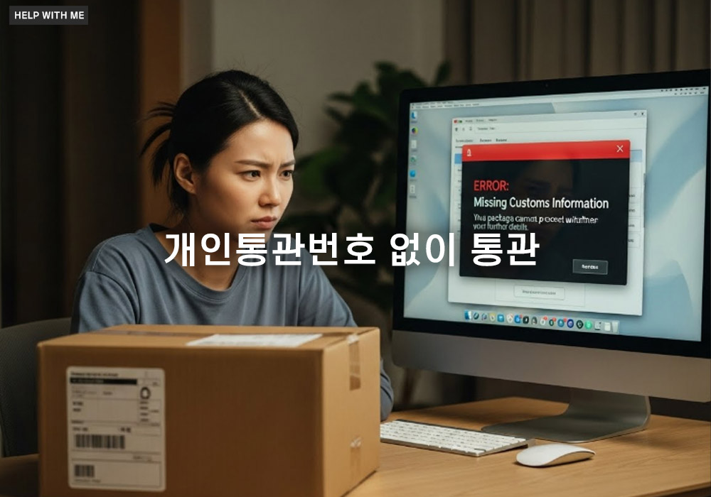 개인통관번호 없이 통관: 외국인 및 예외 상황에서 대체 가능 여부 가이드