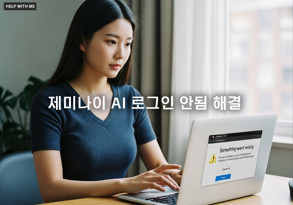 제미나이 AI 로그인 안됨 해결: 계정 로그인 실패 시 확인해야 할 7가지 점검 포인트