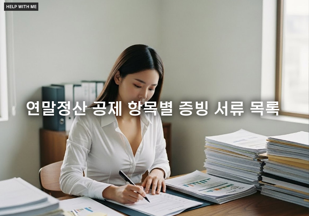 완벽한 연말정산! 공제 항목별 필수 증빙 서류 체크리스트 (간소화 미제공 자료 포함)