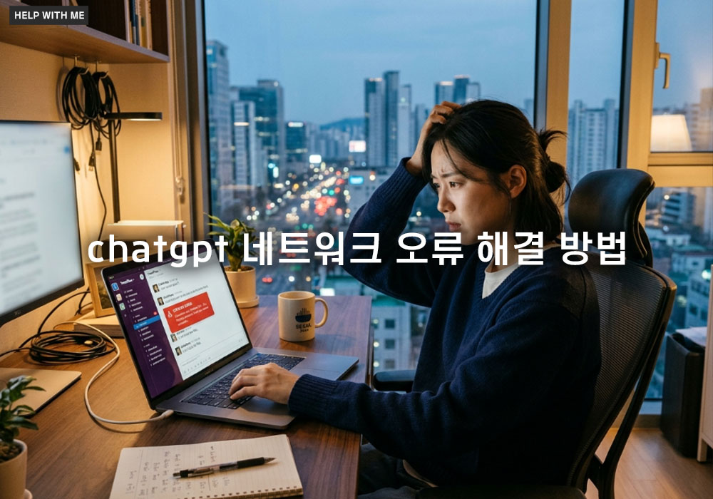 chatgpt 네트워크 오류 해결 방법과 문구별 대응 매뉴얼