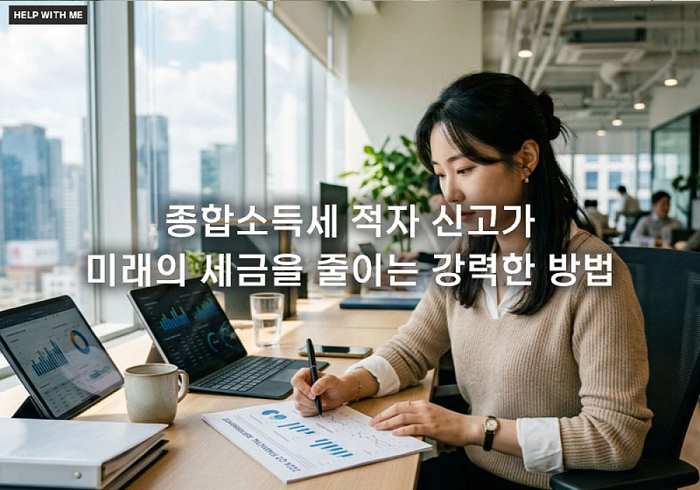 종합소득세 적자 신고가 미래의 세금을 줄이는 강력한 방법