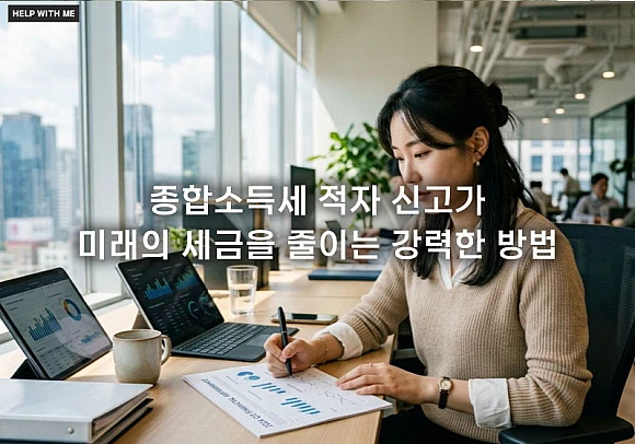종합소득세 적자 신고가 미래의 세금을 줄이는 강력한 방법