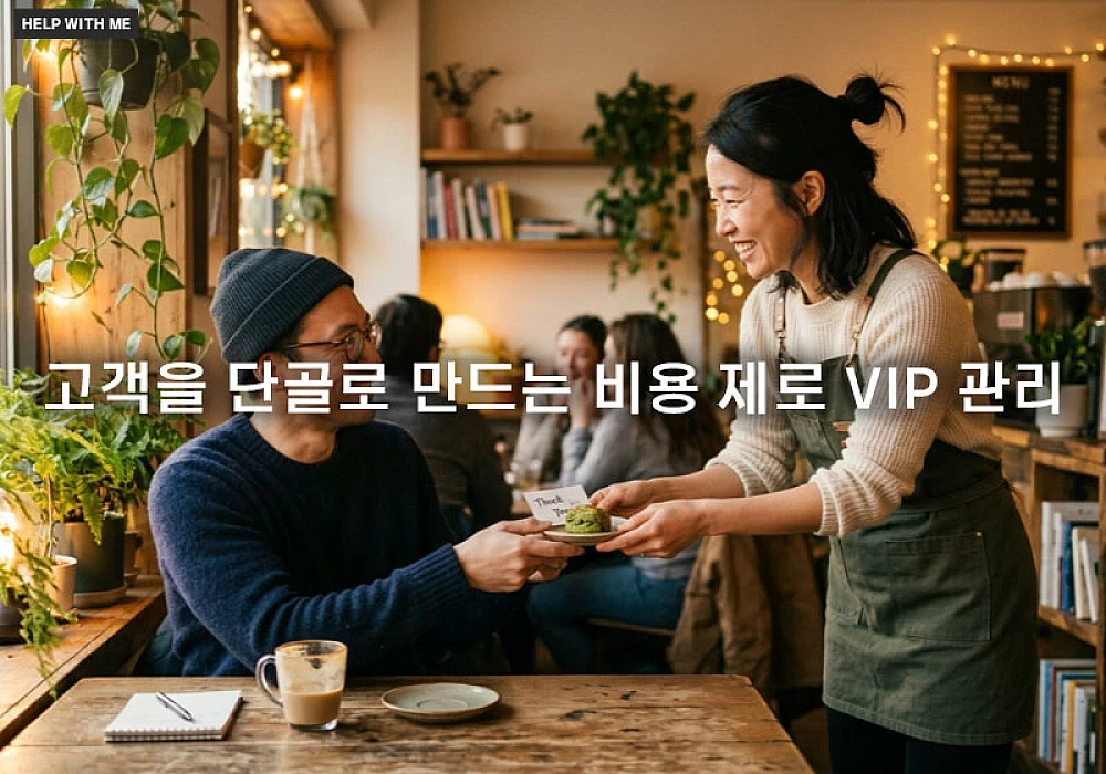 충성 고객을 단골로 만드는 비용 제로 VIP 관리 노하우