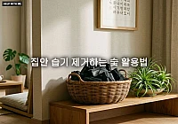 집안 습기 제거하는 숯 활용법 3가지와 천연 제습기 보관 관리 요령
