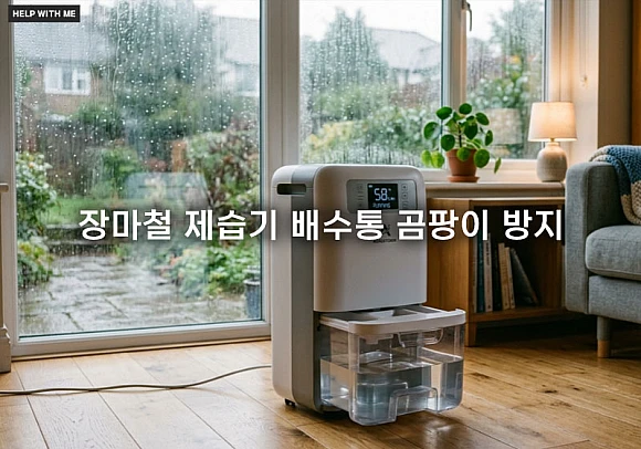 제습기 배수통 곰팡이 방지를 위한 주기적인 세척과 물통 관리법