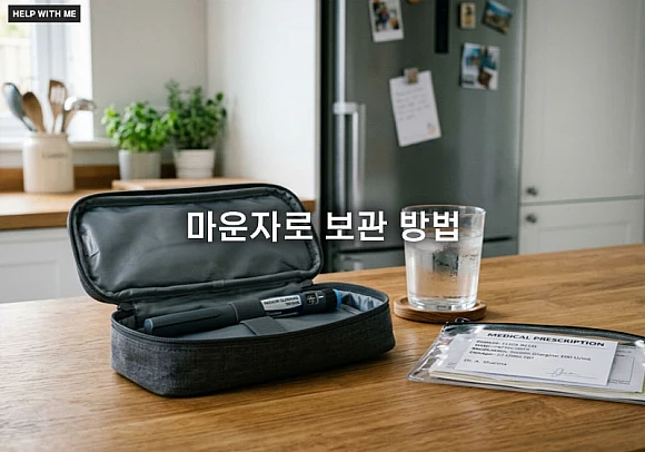 마운자로 보관 방법 및 여행 시 주사제 온도 관리 주의사항 정리