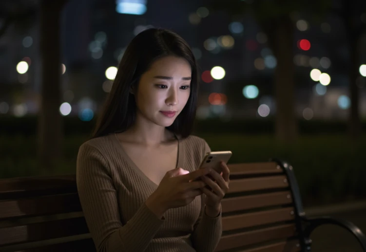 롯데카드 해킹 사고 후 2차 피해를 막기 위해 스마트폰으로 거래 내역을 확인하는 한국 여성 모델 롯데카드 해킹 사고 후 2차 피해를 막기 위해 스마트폰으로 거래 내역을 확인하는 한국 여성 모델