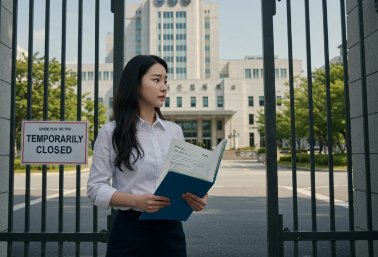 배드뱅크 신청 절차가 아직 준비 단계에 있음을 상징하는 이미지 배드뱅크 신청 절차가 아직 준비 단계에 있음을 상징하는 이미지