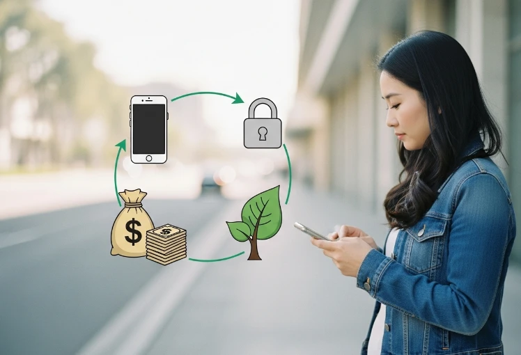 모바일 세정의 이점을 나타내는 다이어그램