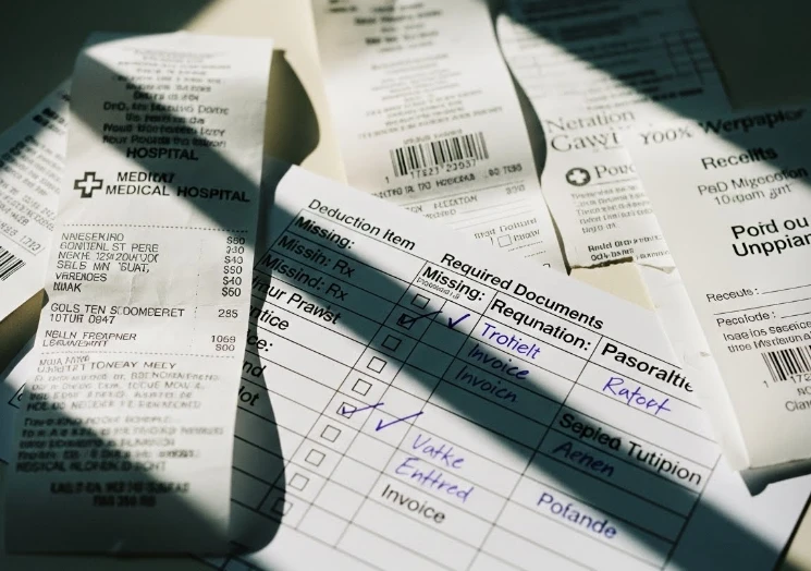 연말정산 누락 항목의 종류와 증빙 서류 테이블