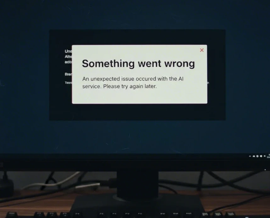 웹 브라우저의 오류 메시지 팝업창 웹 브라우저의 오류 메시지 팝업창