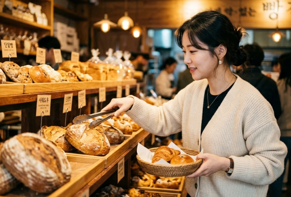마감 세일 상품을 구매하는 즐거운 고객