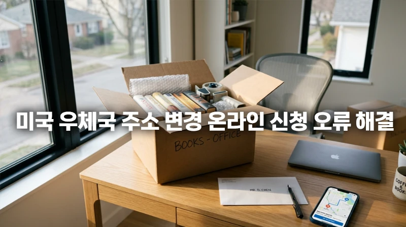 미국 우체국 주소 변경 온라인 신청 오류 해결 및 오프라인 방문 방법 미국 우체국 주소 변경 온라인 신청 오류 해결 및 오프라인 방문 방법