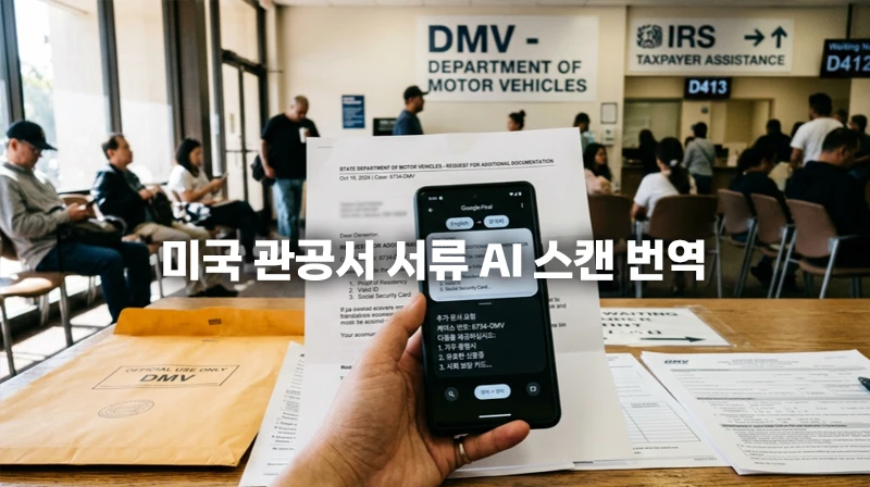 미국 관공서 서류 AI 스캔 번역 및 DMVs IRS 대응 노하우 미국 관공서 서류 AI 스캔 번역 및 DMVs IRS 대응 노하우
